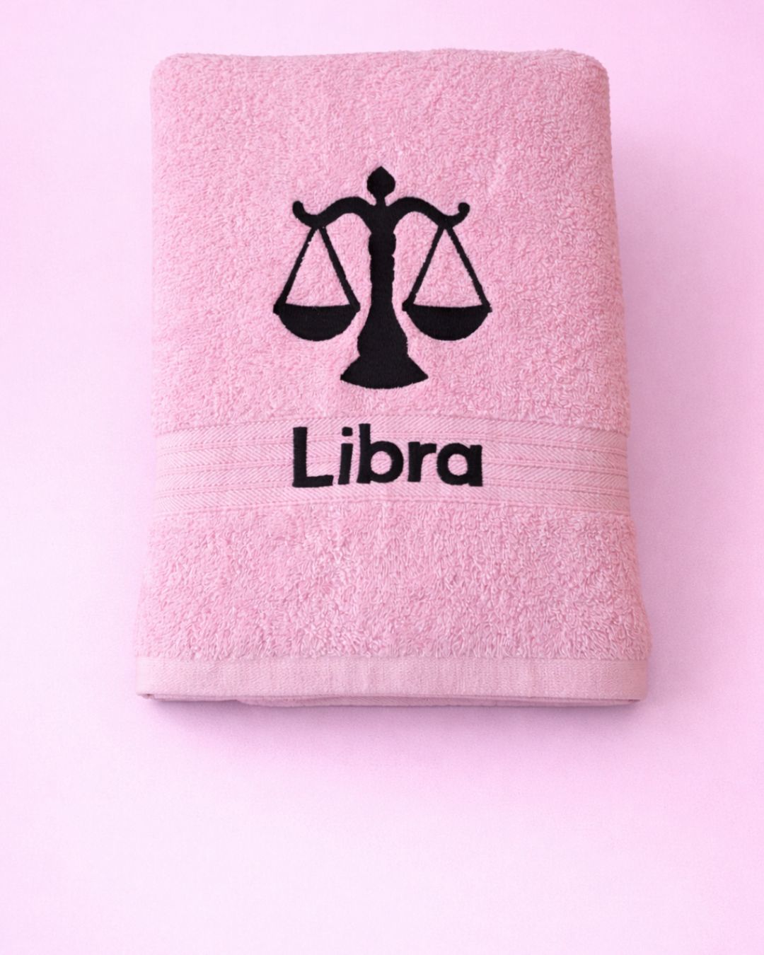 Zodiac Sign Towels, cotton towel with name embroidery