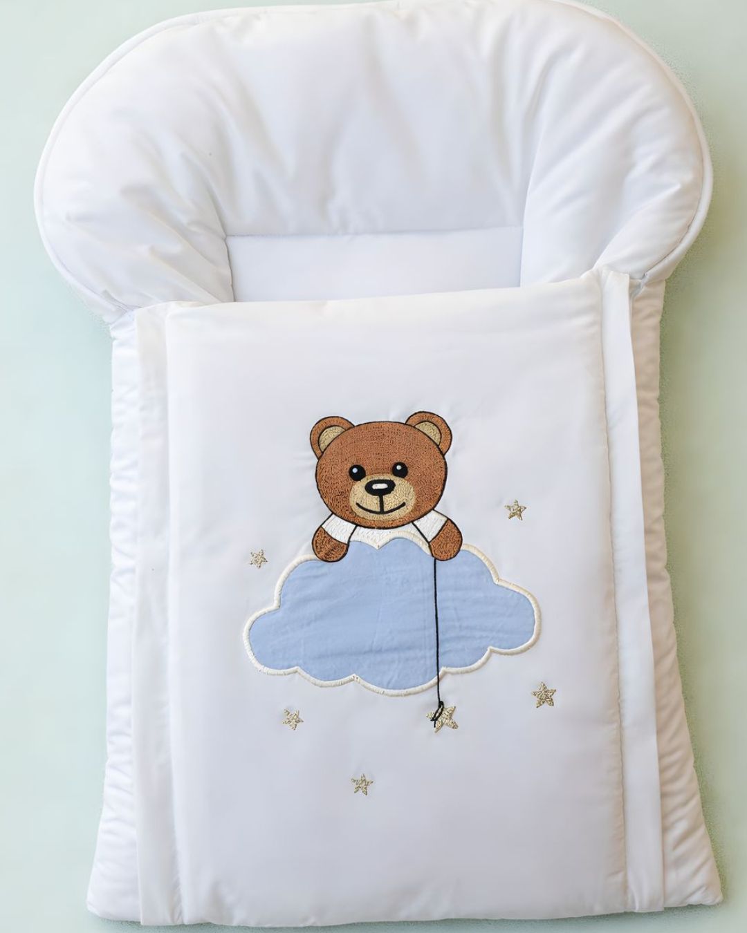 Bear In Clouds, baby carry nest, another view