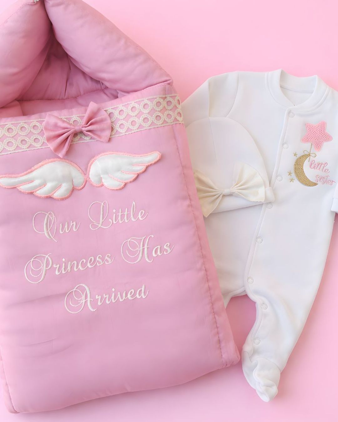 Little Sister Set, 3 piece newborn set, another view