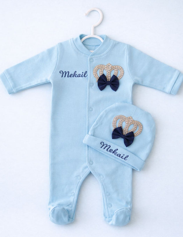 Royal Embellished Suit