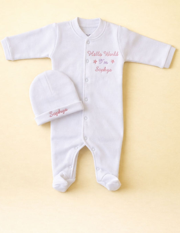 Hello World Name Bodysuit