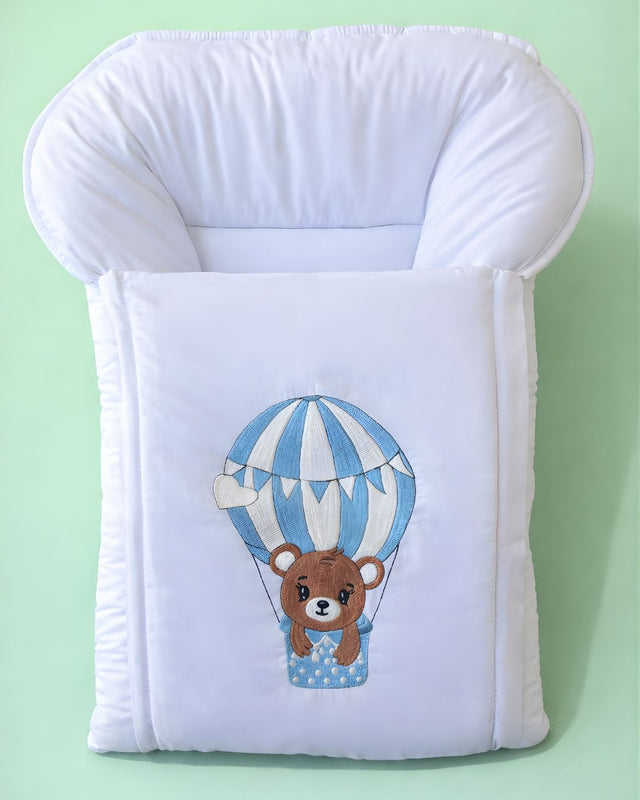 Parachute Baby, cotton satin baby carry nest with name embroidery
