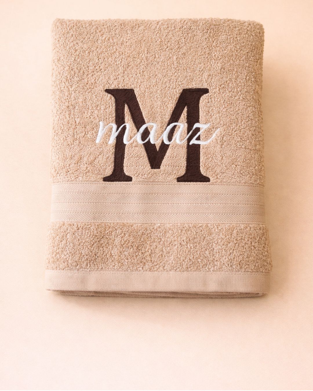 Signature Sign Towels, towel, 100 % cotton, 27 by 54 inches, Cream option