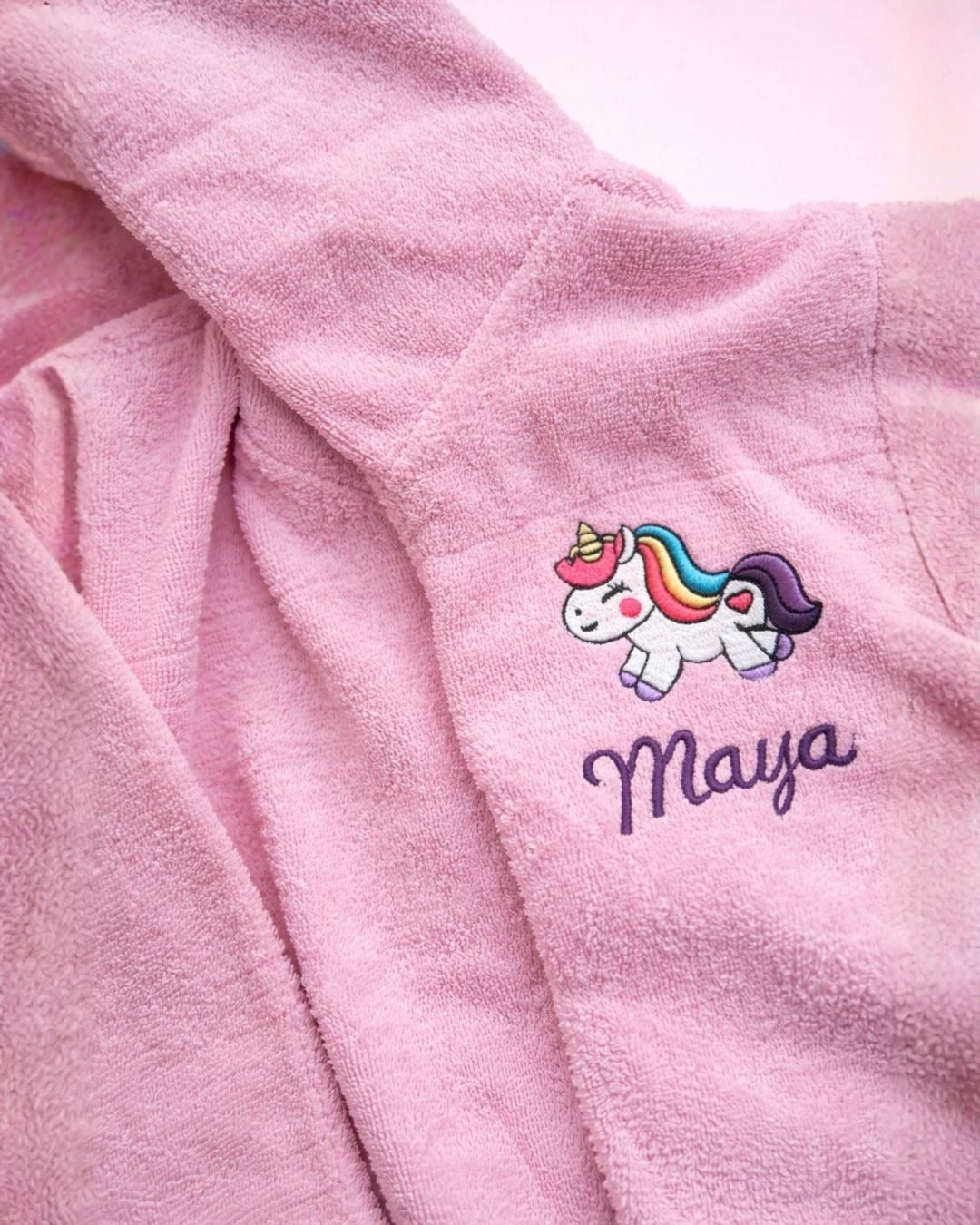 Unicorn Bathrobe, bathrobe, another view