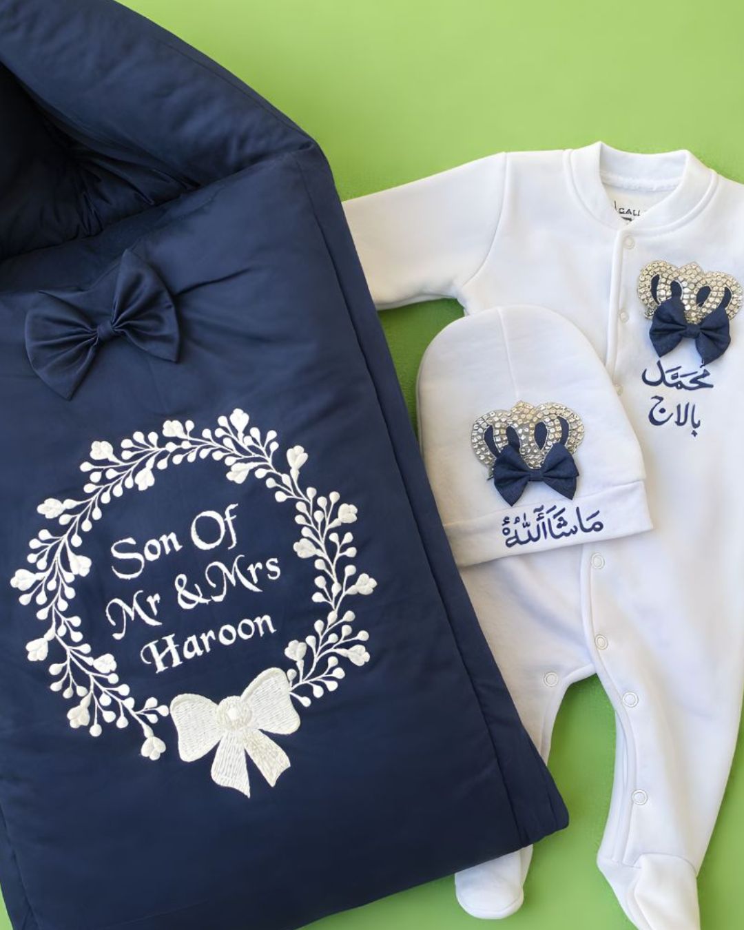 The Royal Son, 3 piece newborn set, another view