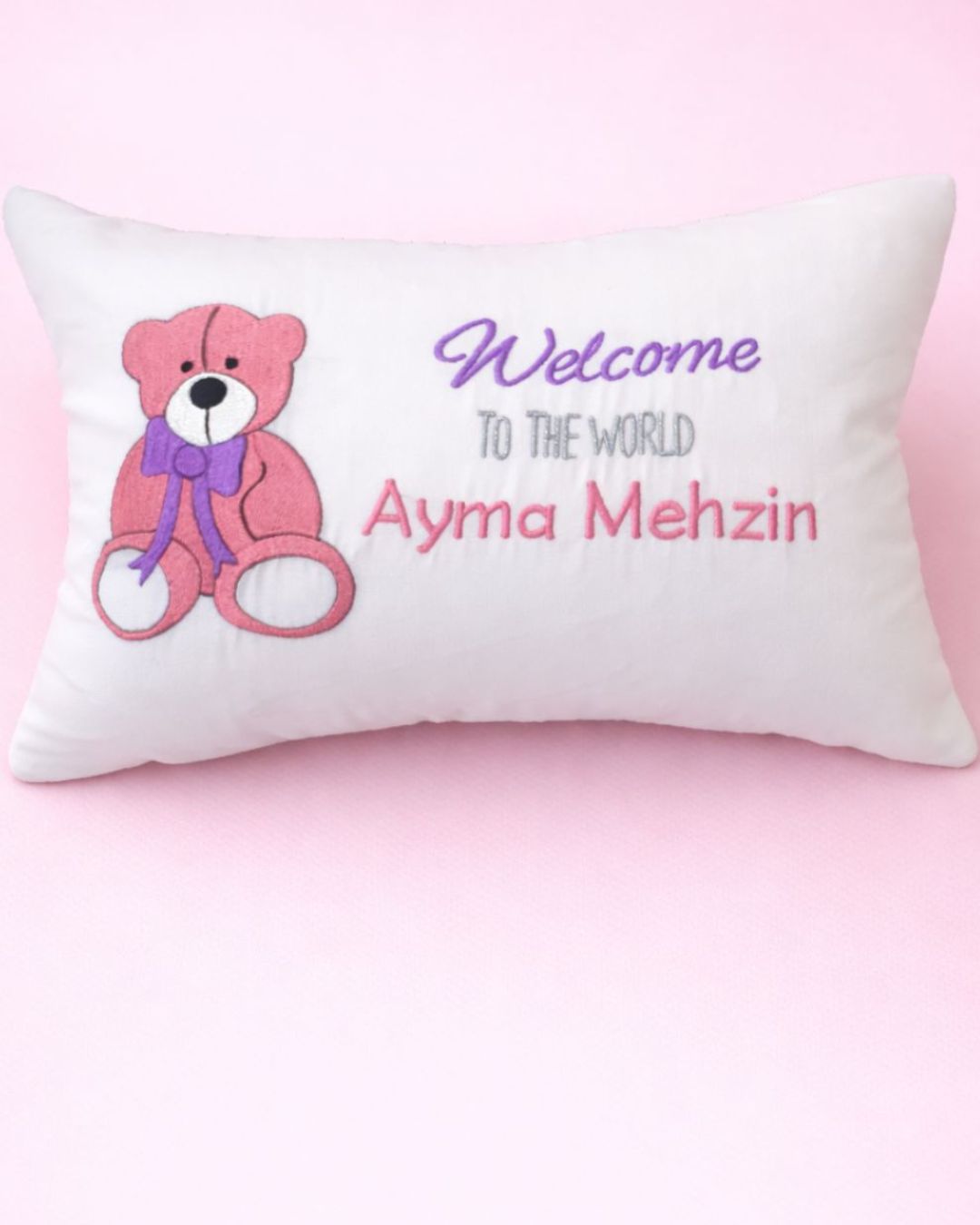 Bear Welcome Cushion, baby cushion, another view