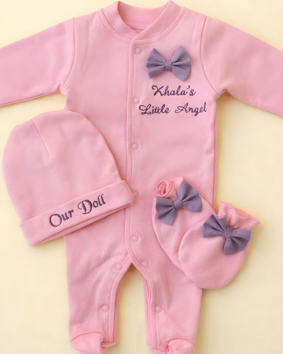 Khala’s Angel, 3 piece newborn set, another view