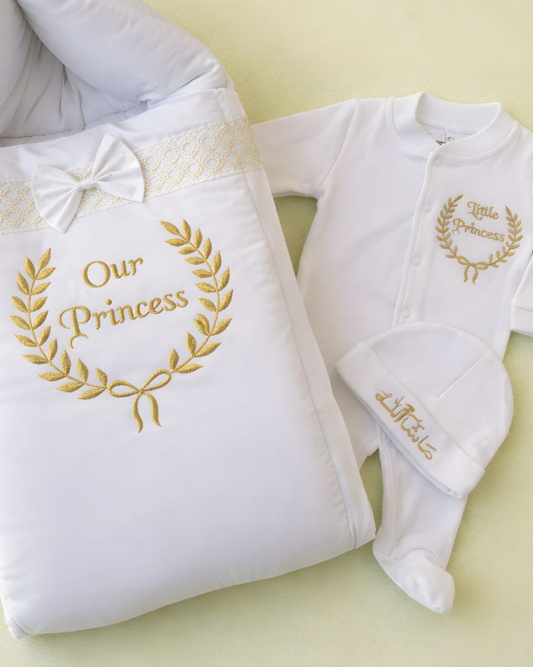 Our Princess, 3 piece newborn set, another view