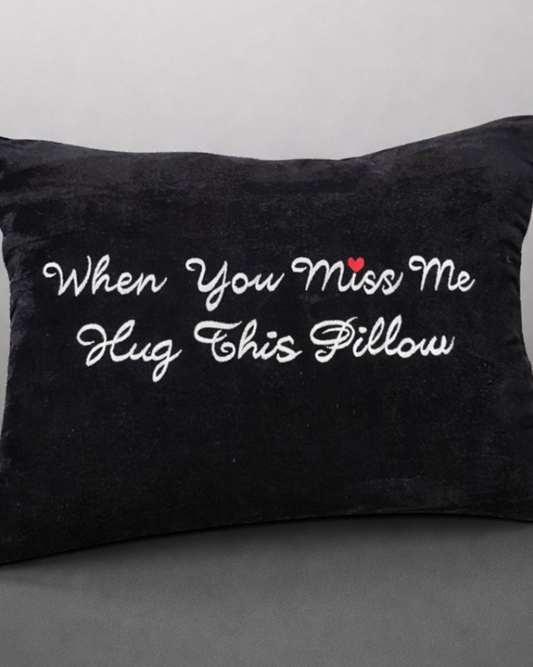 Miss Me Pillow, couple cushion, another view