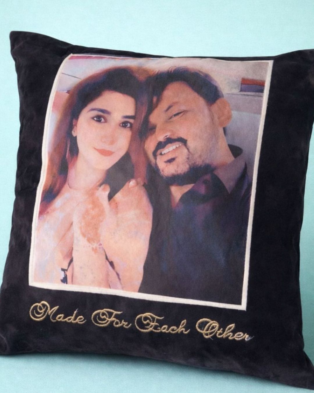 Made For Each Other, name cushion, another view