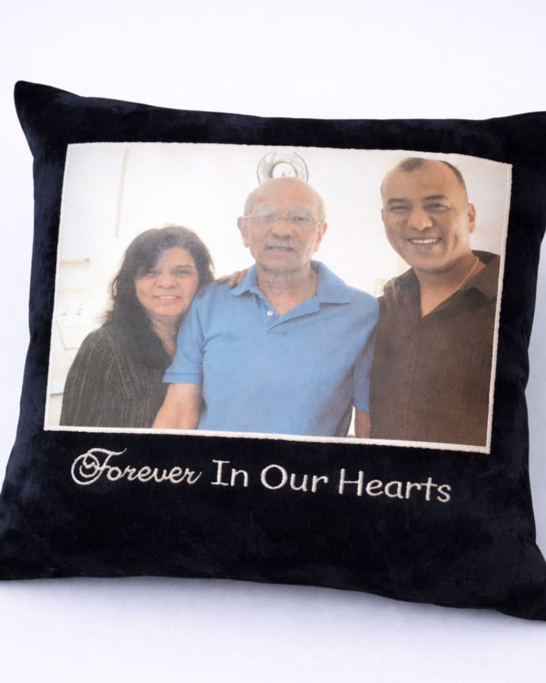 Forever In Our Hearts, name cushion, another view