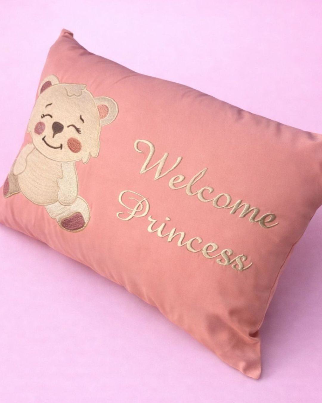 Velvet Bear Cushion