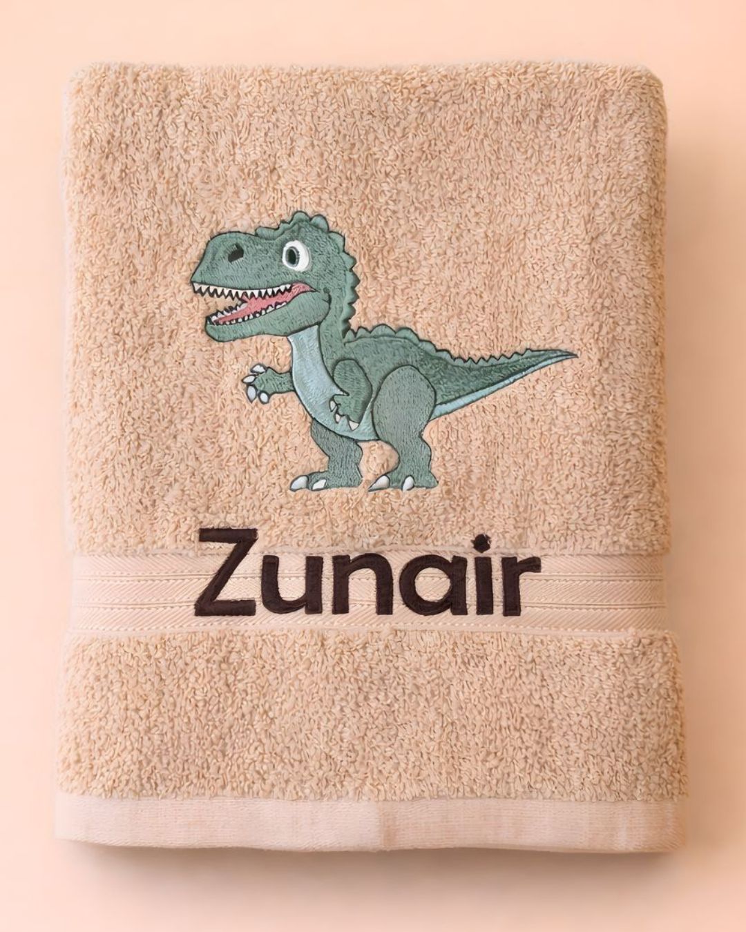 Dino Bath, kids towel, another view
