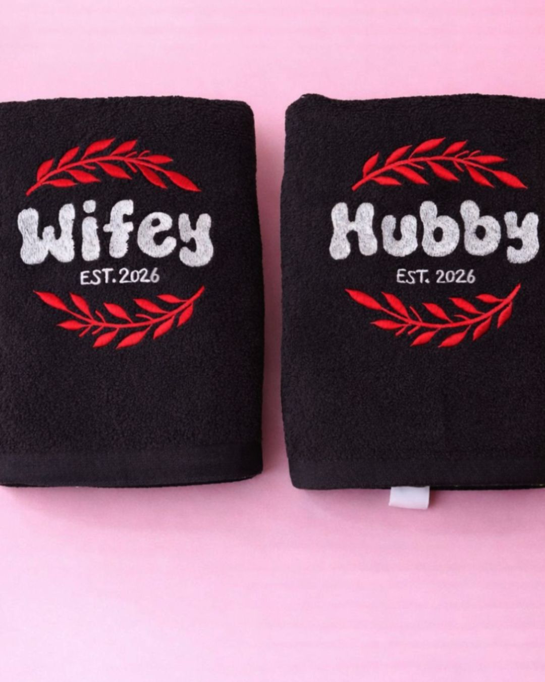 Couple Towel Pair, towel set, another view