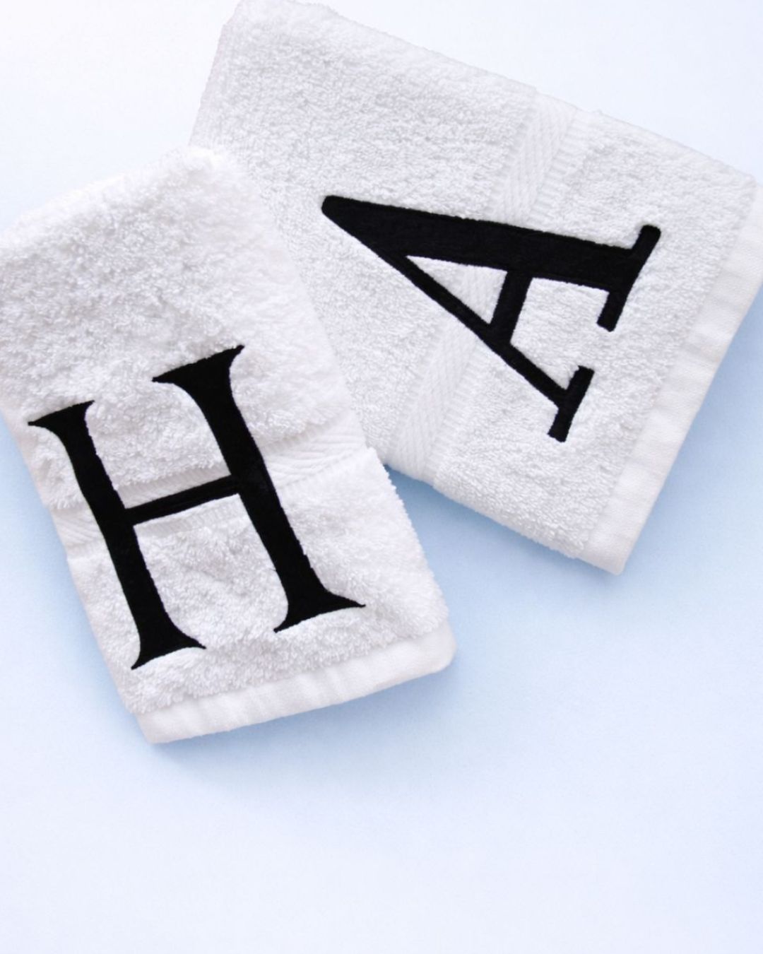 Alphabet Pair, towel set, another view