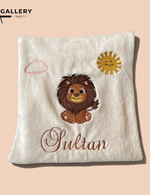 Lion Baby Blanket