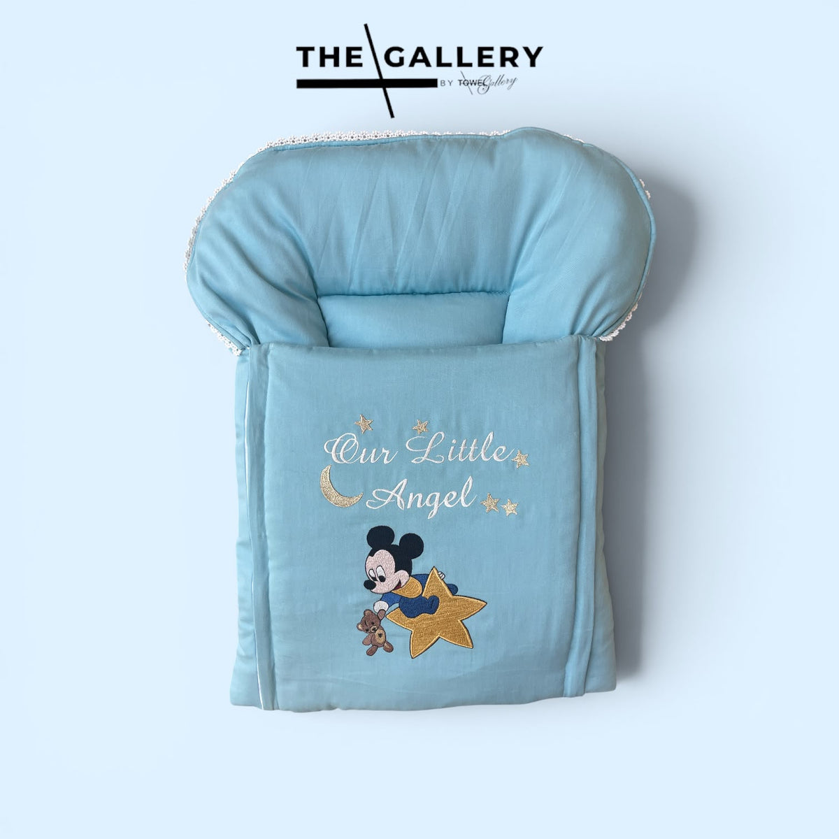 Disney Carry Bag, cotton satin baby bag with name embroidery