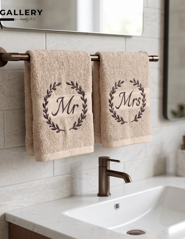 Mr&Mrs Hand Towels